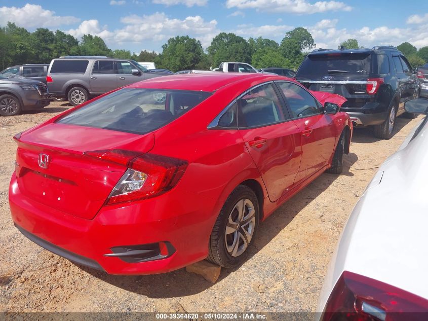 2018 Honda Civic Lx VIN: 2HGFC2F59JH520891 Lot: 39364620