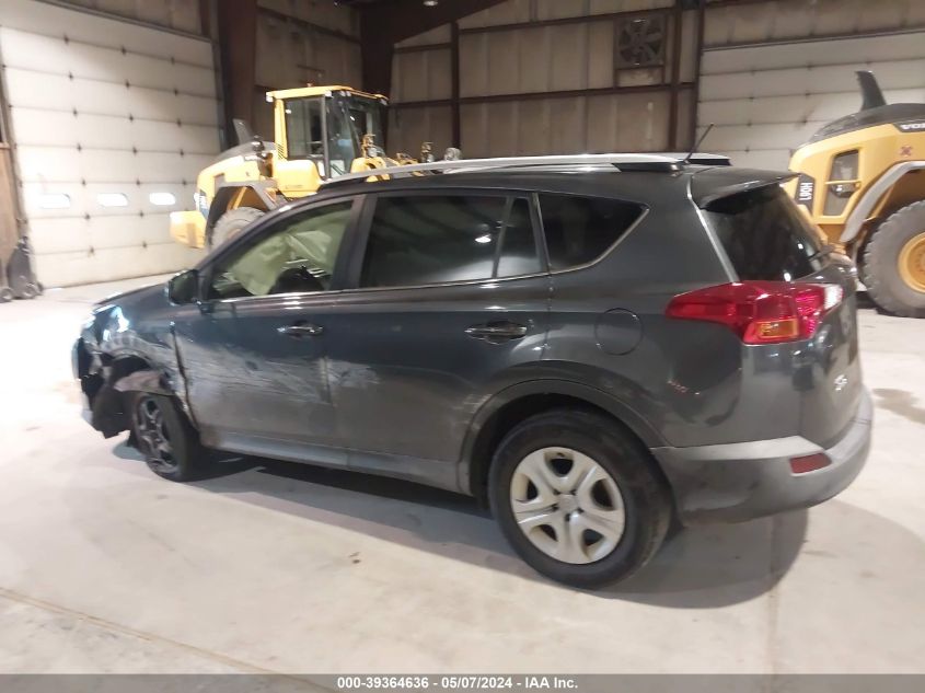 2015 Toyota Rav4 Le VIN: JTMBFREV0FD160848 Lot: 39364636