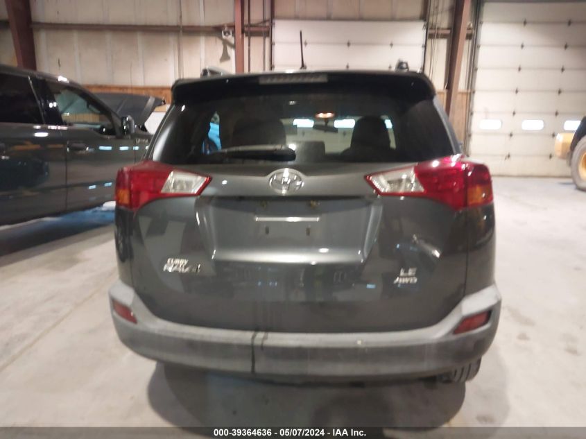 2015 Toyota Rav4 Le VIN: JTMBFREV0FD160848 Lot: 39364636