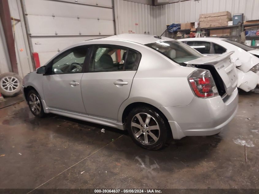 2012 Nissan Sentra 2.0 Sr VIN: 3N1AB6AP0CL615381 Lot: 39364637