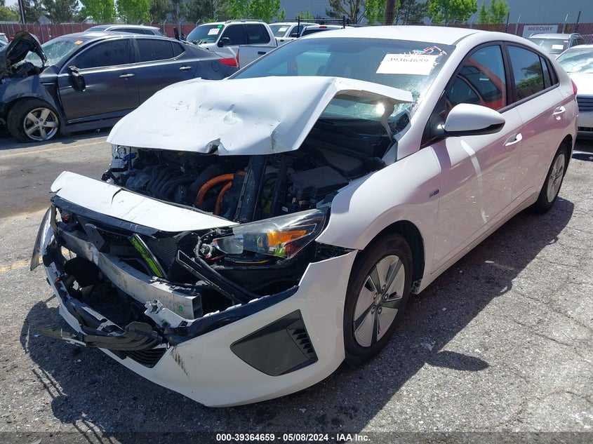 2017 Hyundai Ioniq Hybrid Blue VIN: KMHC65LC3HU039602 Lot: 39364659