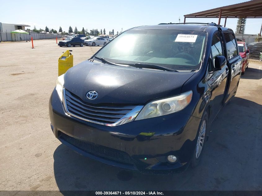 2012 Toyota Sienna Xle V6 8 Passenger VIN: 5TDYK3DC3CS213867 Lot: 39364671