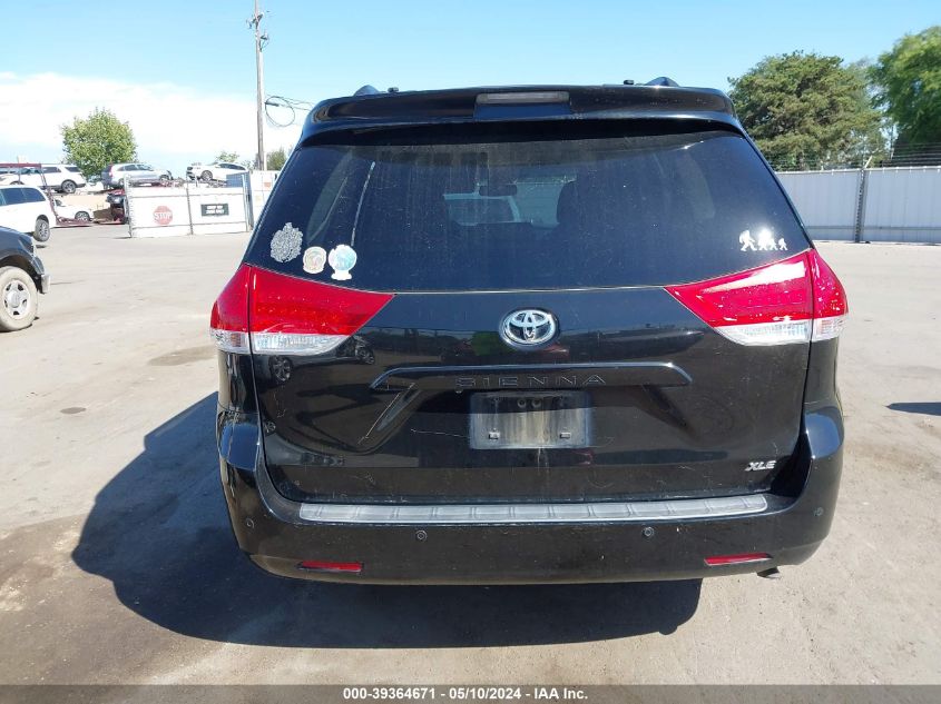 2012 Toyota Sienna Xle V6 8 Passenger VIN: 5TDYK3DC3CS213867 Lot: 39364671