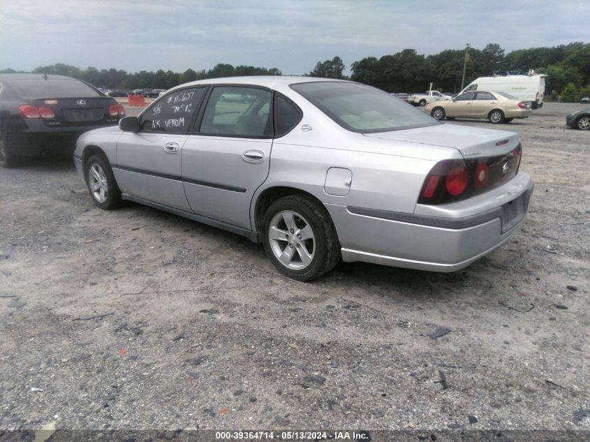 2002 Chevrolet Impala VIN: 2G1WF52E429112607 Lot: 39364714