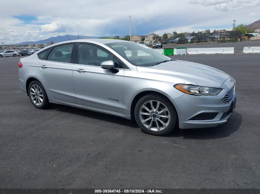 2017 Ford Fusion Hybrid Se VIN: 3FA6P0LU0HR295218 Lot: 39364745