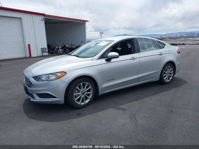 2017 Ford Fusion Hybrid Se VIN: 3FA6P0LU0HR295218 Lot: 39364745