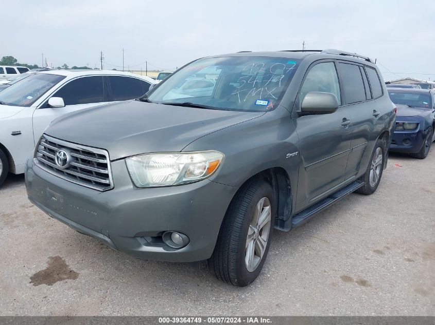 2009 Toyota Highlander Sport VIN: JTEDS43A492075479 Lot: 39364749