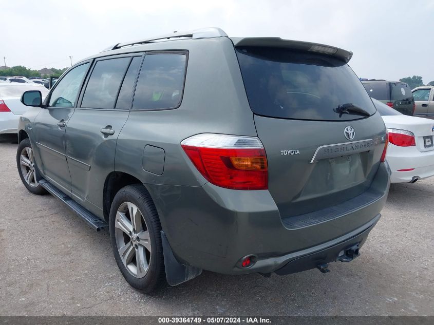 2009 Toyota Highlander Sport VIN: JTEDS43A492075479 Lot: 39364749