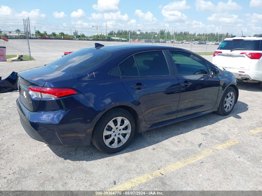 2024 Toyota Corolla Le VIN: 5YFB4MDE5RP110135 Lot: 39364770