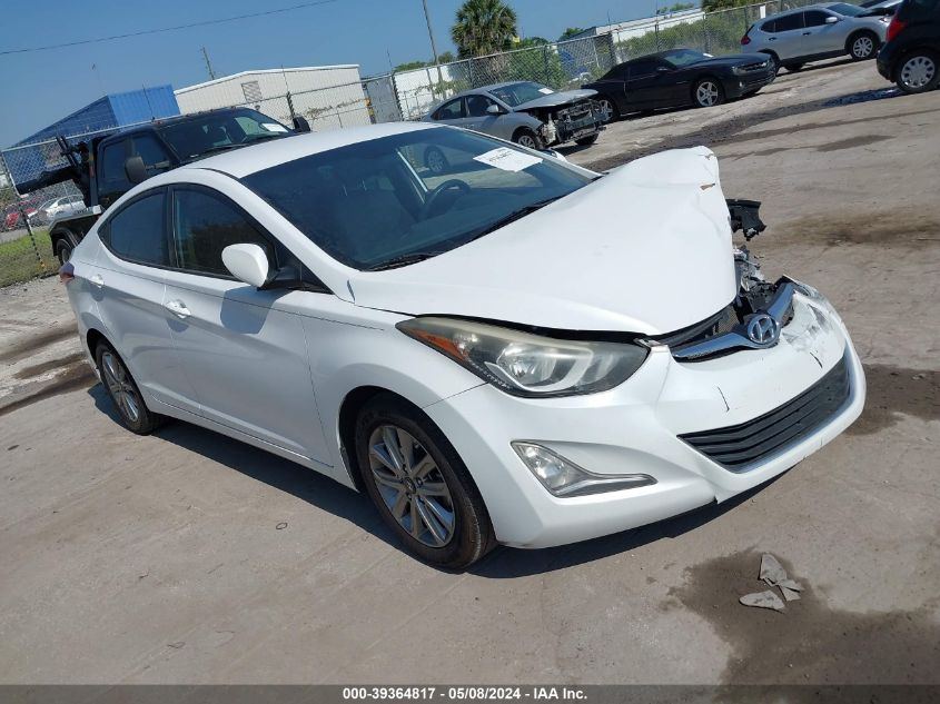 2015 Hyundai Elantra Se VIN: 5NPDH4AE8FH634891 Lot: 39364817