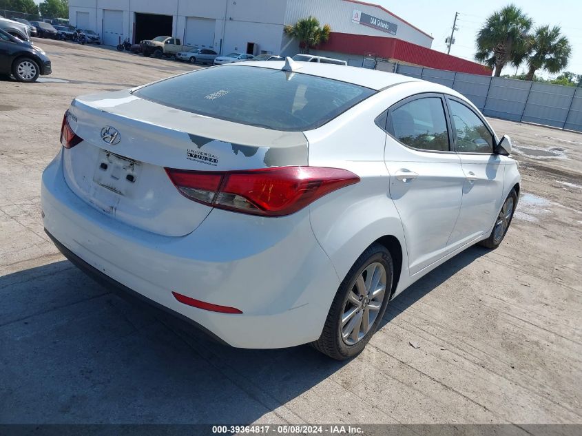 2015 Hyundai Elantra Se VIN: 5NPDH4AE8FH634891 Lot: 39364817