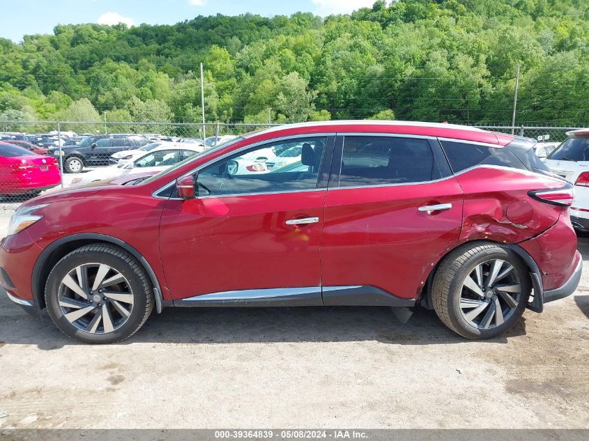 2015 Nissan Murano Platinum VIN: 5N1AZ2MH1FN213200 Lot: 39364839