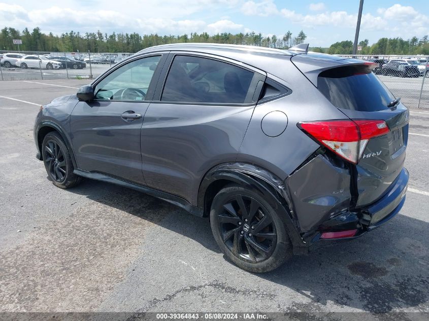 2022 Honda Hr-V Awd Sport VIN: 3CZRU6H15NM746163 Lot: 39364843