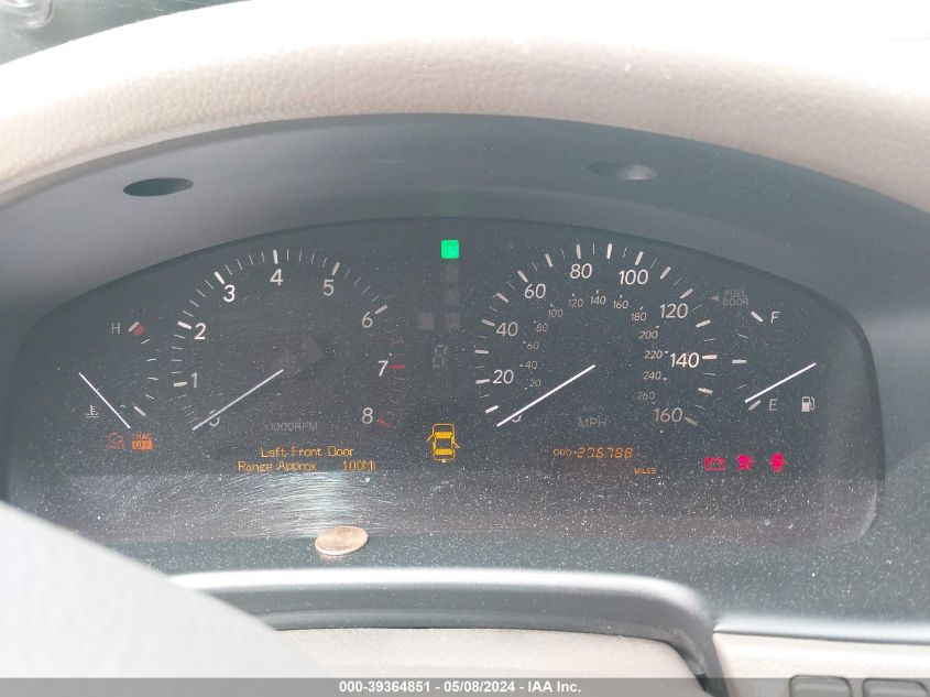 2006 Lexus Ls 430 VIN: JTHBN36F965044001 Lot: 39364851