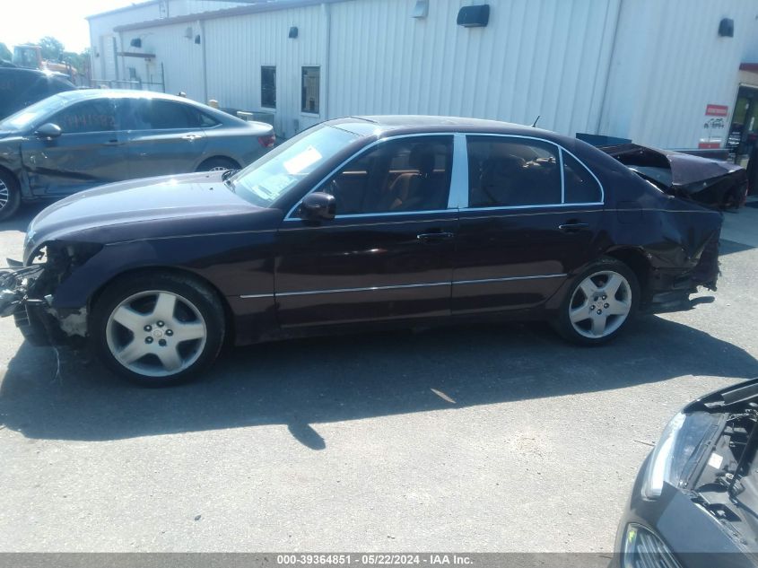 2006 Lexus Ls 430 VIN: JTHBN36F965044001 Lot: 39364851