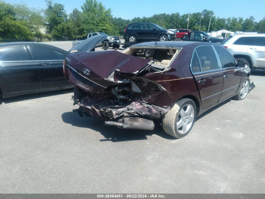 2006 Lexus Ls 430 VIN: JTHBN36F965044001 Lot: 39364851