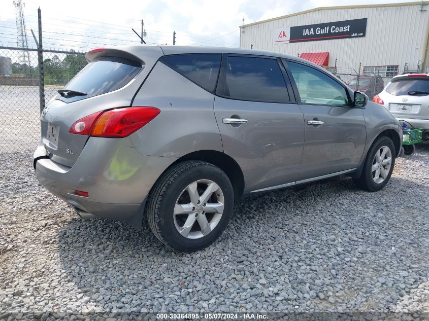 2009 Nissan Murano Sl VIN: JN8AZ18U19W020148 Lot: 39364895