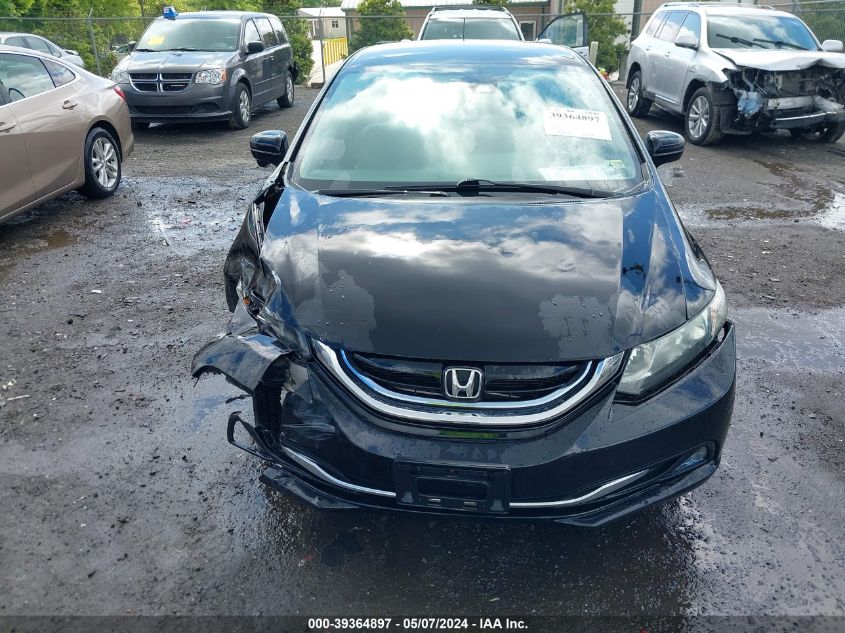 2014 Honda Civic Hybrid VIN: 19XFB4F27EE200702 Lot: 39364897