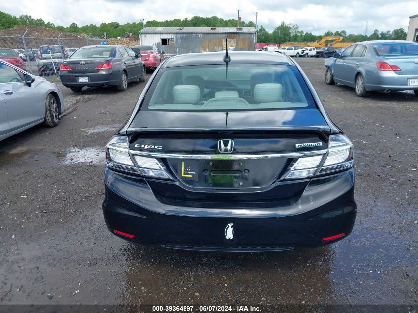 2014 Honda Civic Hybrid VIN: 19XFB4F27EE200702 Lot: 39364897