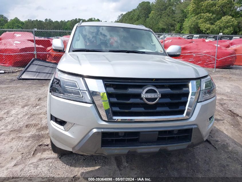 2022 Nissan Armada Sv 2Wd VIN: JN8AY2AC0N9161134 Lot: 39364898