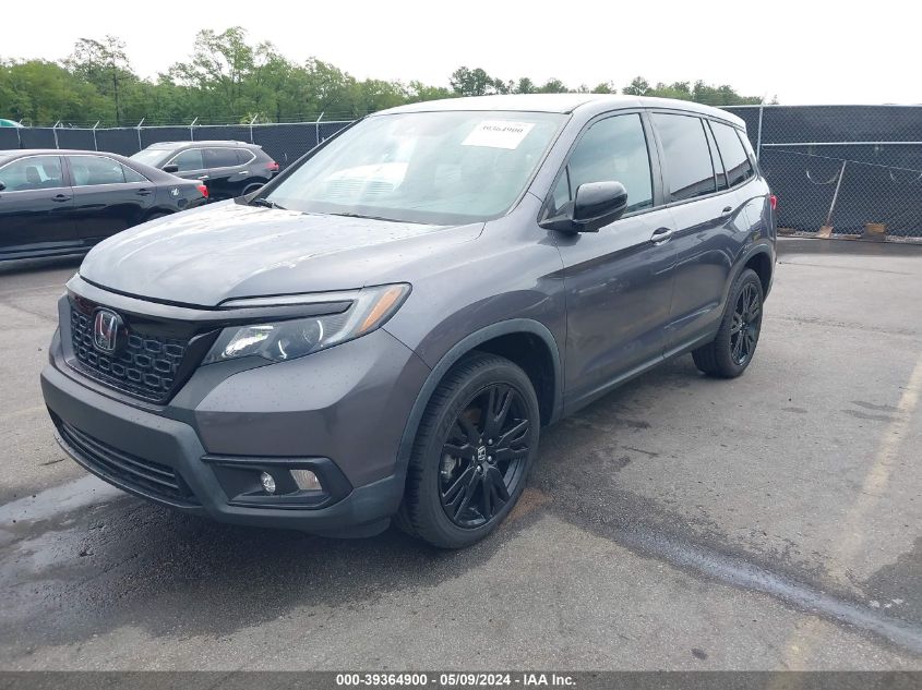 2020 Honda Passport 2Wd Sport VIN: 5FNYF7H21LB004175 Lot: 39364900