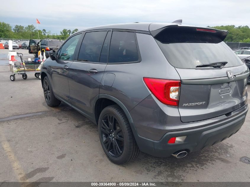 2020 Honda Passport 2Wd Sport VIN: 5FNYF7H21LB004175 Lot: 39364900