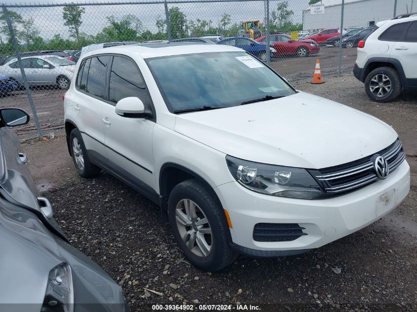 2012 Volkswagen Tiguan S VIN: WVGBV7AX7CW602471 Lot: 39364902