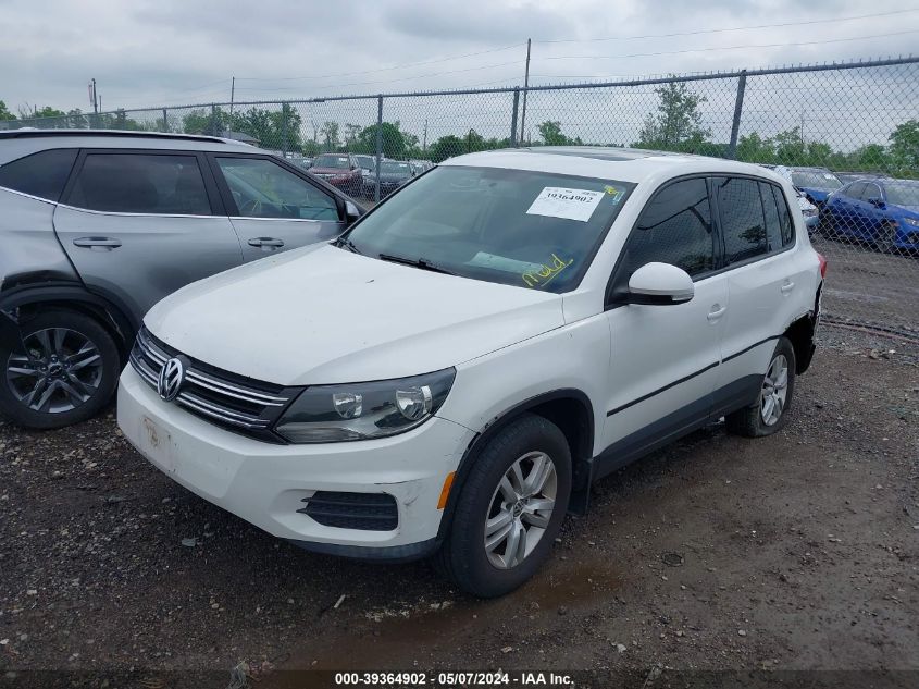 2012 Volkswagen Tiguan S VIN: WVGBV7AX7CW602471 Lot: 39364902