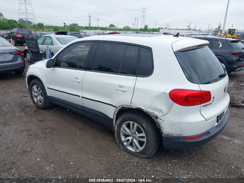 2012 Volkswagen Tiguan S VIN: WVGBV7AX7CW602471 Lot: 39364902