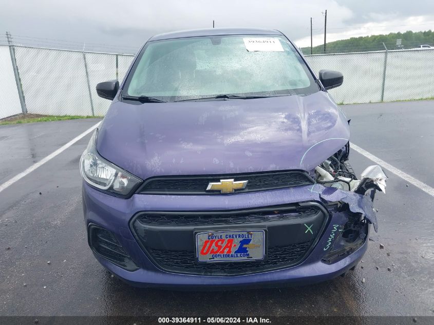 2017 Chevrolet Spark Ls Cvt VIN: KL8CB6SA3HC757705 Lot: 39364911