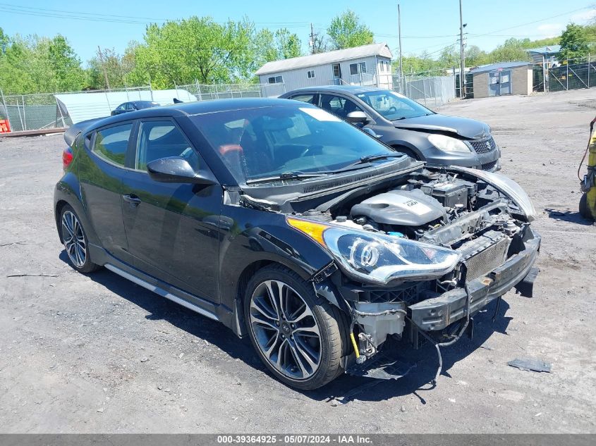 2016 Hyundai Veloster Turbo R-Spec VIN: KMHTC6AE6GU273685 Lot: 39364925