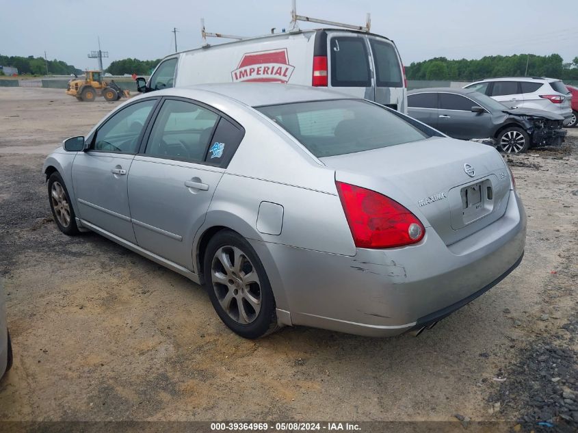 2007 Nissan Maxima 3.5 Sl VIN: 1N4BA41E77C838483 Lot: 39364969