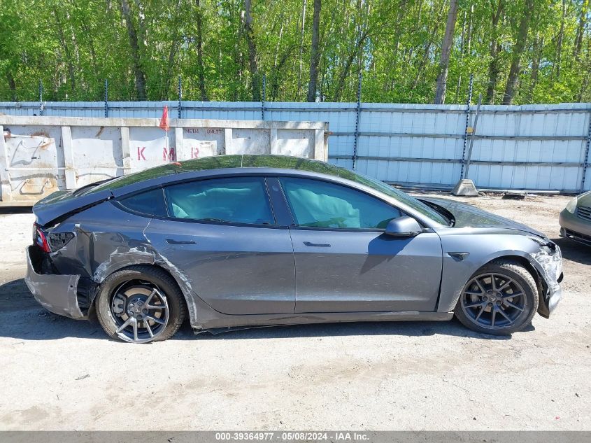 2022 TESLA MODEL 3 REAR-WHEEL DRIVE - 5YJ3E1EA5NF104689