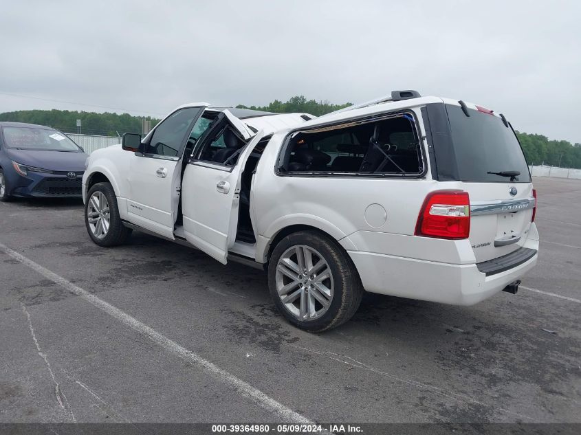 2017 Ford Expedition El Platinum VIN: 1FMJK1MTXHEA38788 Lot: 39364980