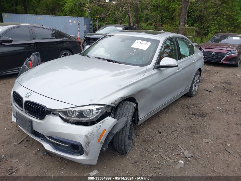 2017 BMW 330I xDrive VIN: WBA8D9G54HNU60951 Lot: 39364997