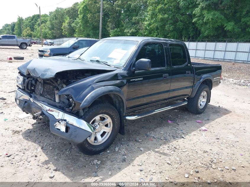 2003 Toyota Tacoma Prerunner V6 VIN: 5TEGN92N43Z211140 Lot: 39365046