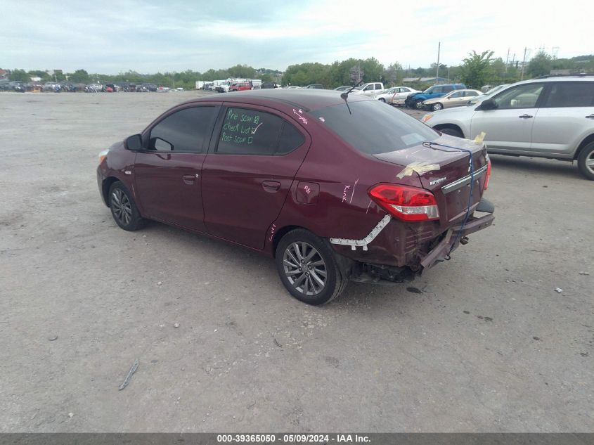 2018 Mitsubishi Mirage G4 Es VIN: ML32F3FJXJHF15170 Lot: 39365050