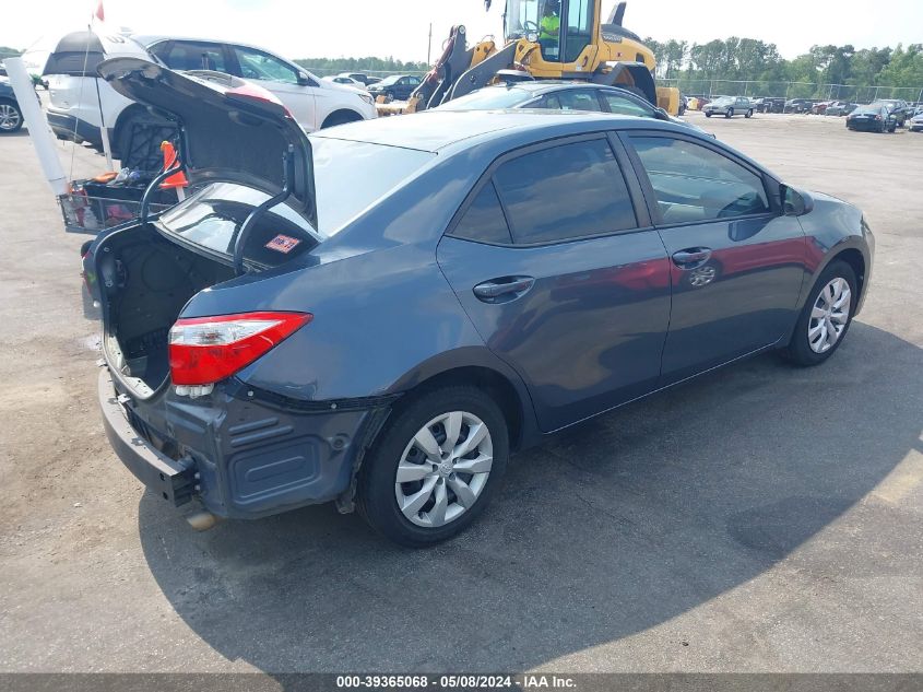 2016 Toyota Corolla Le VIN: 2T1BURHE6GC589346 Lot: 39365068