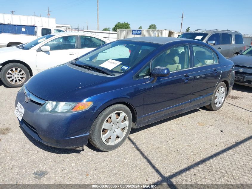 2006 Honda Civic Lx VIN: 1HGFA165X6L044483 Lot: 39365086