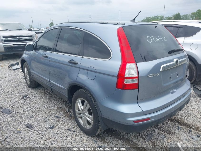 2011 Honda Cr-V Ex VIN: 5J6RE4H5XBL026410 Lot: 39365095