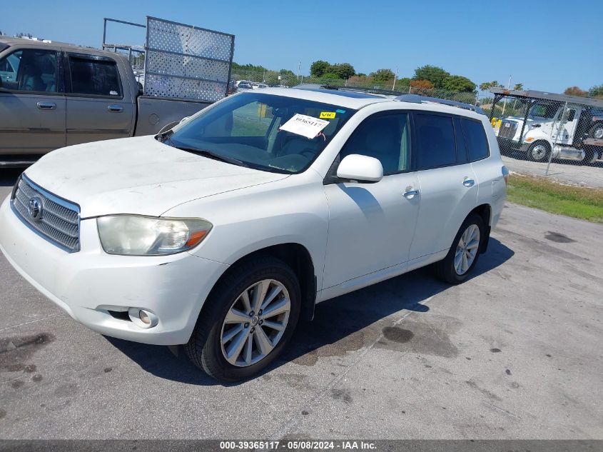 2010 Toyota Highlander Hybrid Limited V6 VIN: JTEJW3EH5A2046203 Lot: 39365117