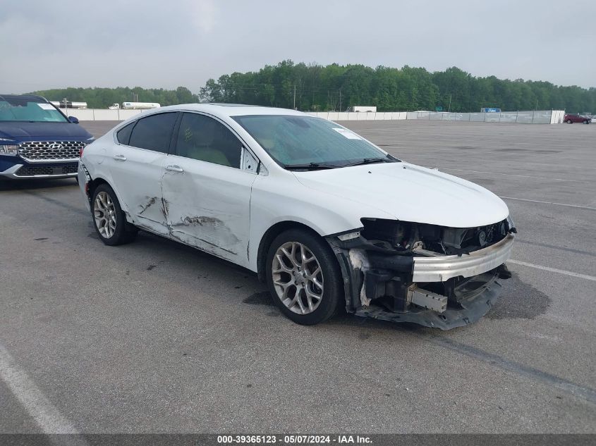 2015 Chrysler 200 C VIN: 1C3CCCEG6FN514625 Lot: 39365123