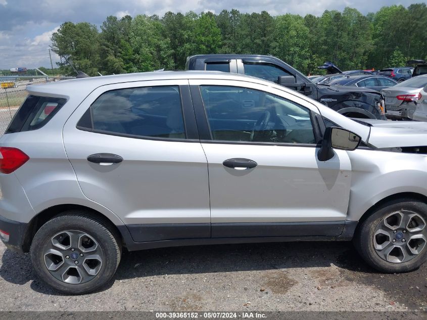 2021 Ford Ecosport S VIN: MAJ3S2FE6MC444970 Lot: 39365152