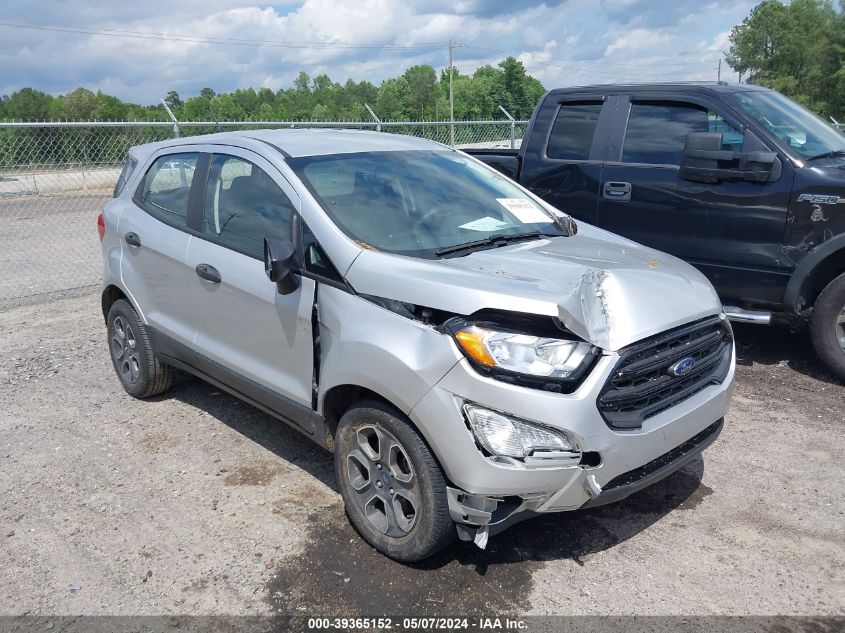 2021 Ford Ecosport S VIN: MAJ3S2FE6MC444970 Lot: 39365152