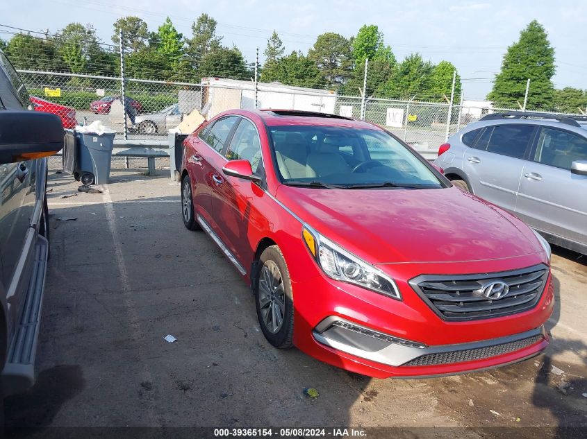 2017 Hyundai Sonata Sport VIN: 5NPE34AF0HH443786 Lot: 39365154