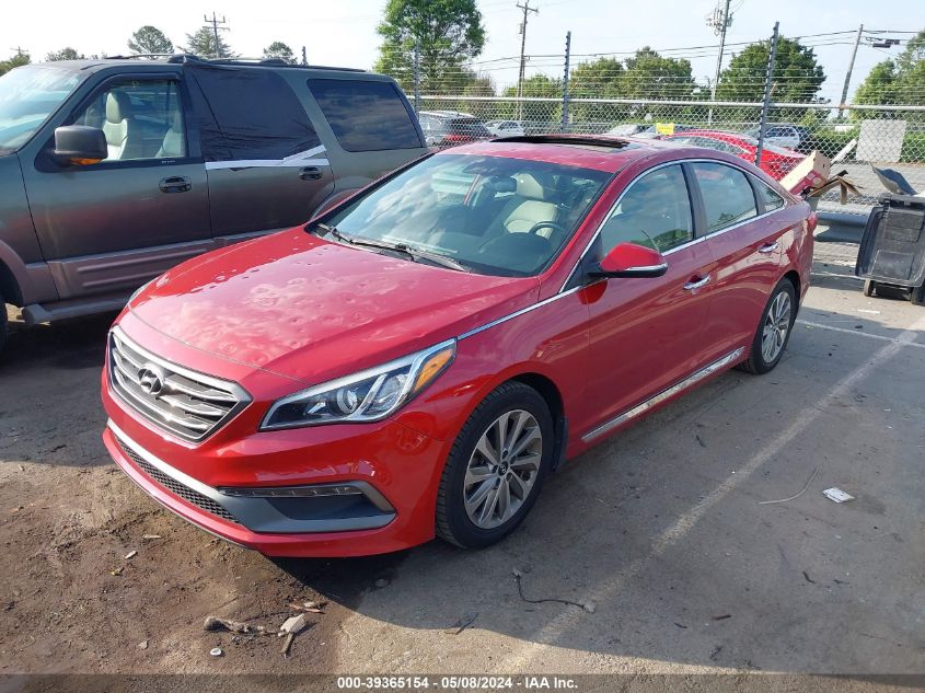 2017 Hyundai Sonata Sport VIN: 5NPE34AF0HH443786 Lot: 39365154