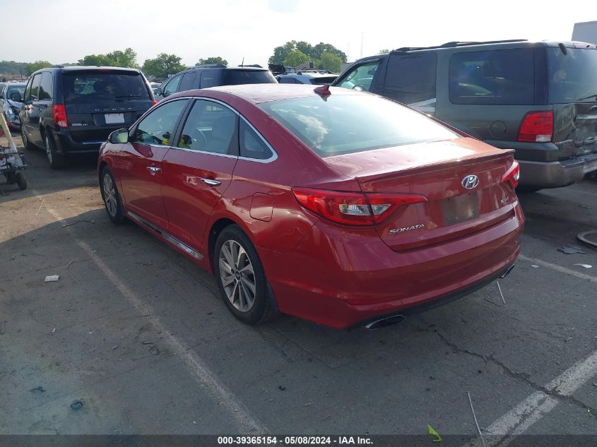 2017 Hyundai Sonata Sport VIN: 5NPE34AF0HH443786 Lot: 39365154