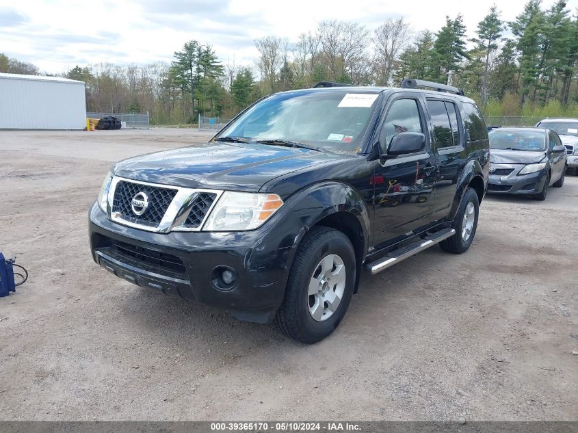 2010 Nissan Pathfinder S VIN: 5N1AR1NB0AC629778 Lot: 39365170