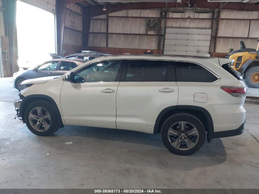 2015 TOYOTA HIGHLANDER LIMITED/LTD PLATINUM - 5TDDKRFH3FS085015