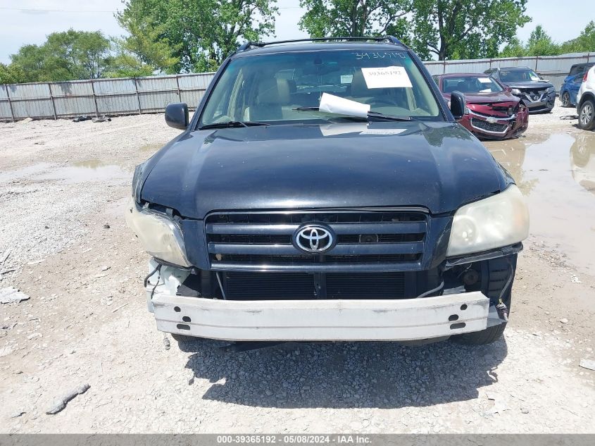 2006 Toyota Highlander Limited V6 VIN: JTEEP21AX60153381 Lot: 39365192